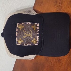 Upcycled Luxury Brand Baseball Hat